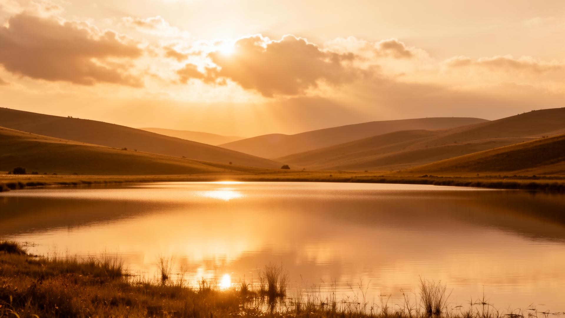 Mountain Landscape Lake